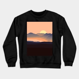 Japanese Sunset - Landscape Crewneck Sweatshirt